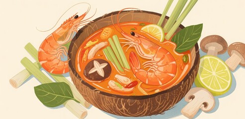 Seafood soup