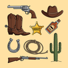 Wild West Essentials Flat Collection © Aryasakti