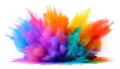 Vibrant explosion of colorful powder (1)
