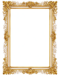 Ornate gold picture frame (3)