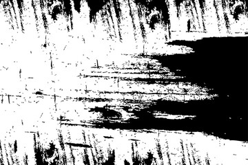 Vector brush strokes grunge isolated on white background black paint splatter on a transparent white background.