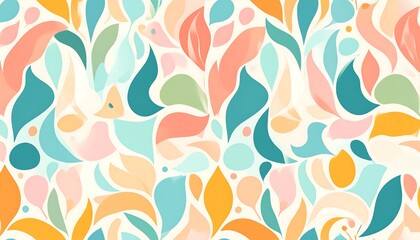 Abstract Floral Pattern Design