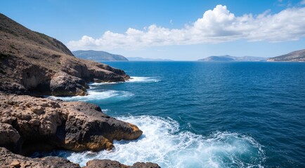 Obraz premium the coast of the sea