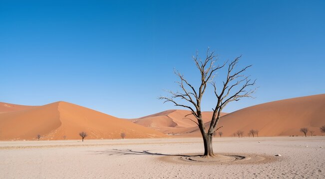 lonely tree in the desert