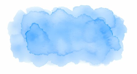 Fototapeta premium Light Blue Watercolor Wash Texture Abstract Background for Design Projects