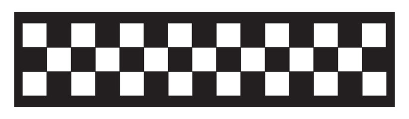 Black and white checkered line seamless pattern repeating banners of racing.The USA American flag is black and white color, the United States of America flag vector
