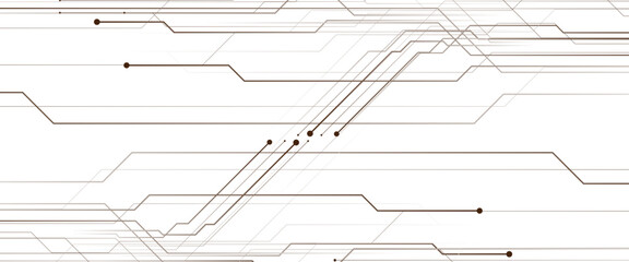 Vector abstract digital technology with line digital technological for web banner background