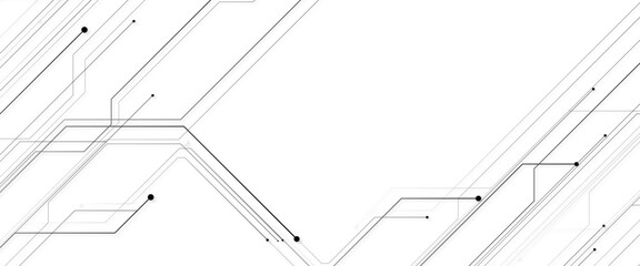 Vector abstract design element with geometric background of pattern with a circuit.