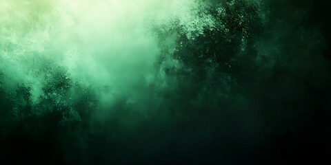 Obraz premium A dark green and light green abstract background with blurred textures and gradient effects