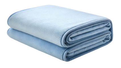 Light Blue Fleece Blanket – Soft Cozy Throw for Bed, Sofa, and Travel