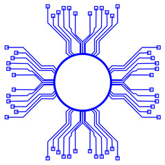 server integrated network pattern
