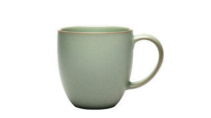 Obraz premium Light sage green mug with a handle