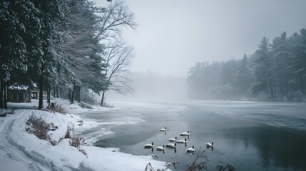 morning in the forest