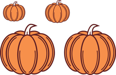 Halloween clipart design with spooky elements. Cute Halloween clipart set with pumpkins and ghosts. Scary Halloween clipart artwork isolated on white. Halloween party clipart collection with bats