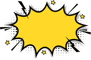 Yellow Comic Explosion, Comic Explosion © Nabata Art