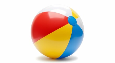 Beach Ball Vibrant Summer Fun Colorful Inflatable Toy Perfect for Vacation and Playtime