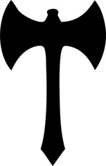 Axe Silhouette Vector | Lumberjack Tool Outline Clipart SVG