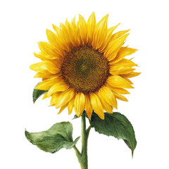 Obraz premium Vibrant sunflower in full bloom