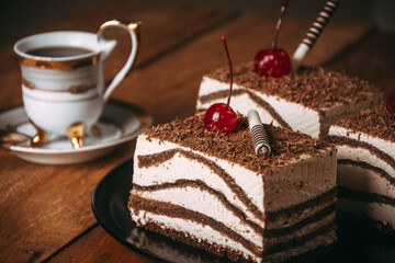 Postre de torta macacino