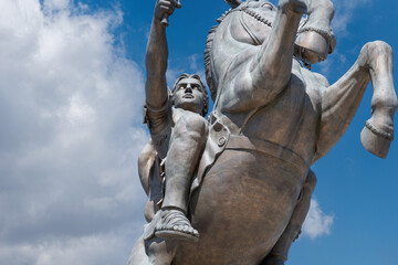 Close View Statue The Warrior