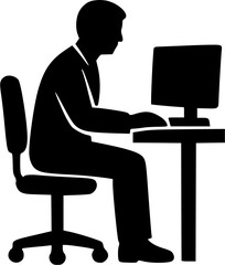 Dentist Silhouette Vector | Dental Clinic Doctor Outline | Medical Healthcare Design