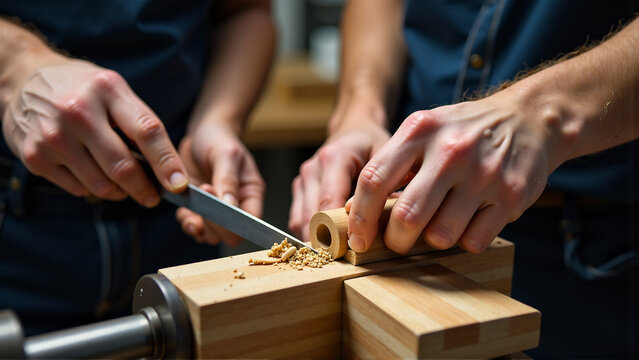 Precision in Practice: Sculpting Wood