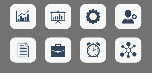 Icon sheet bussiness