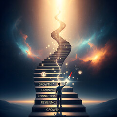 The Climbing the Staircase of Success