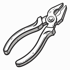Silver Pliers Tool hand tool gripping