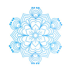 Green and Pink Illustration Henna Artist Logo