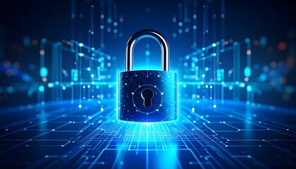 Digital lock security concept (1)