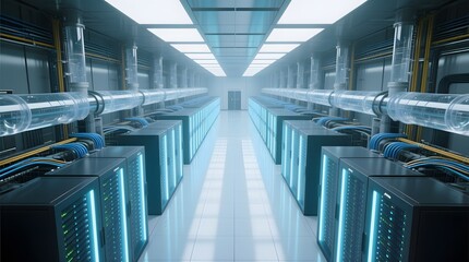 Futuristic Tech Room