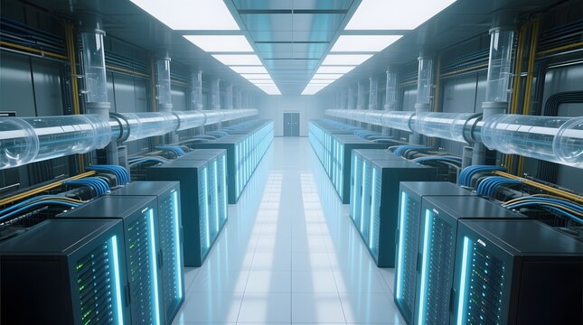 Futuristic Tech Room