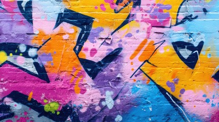 Obraz premium graffiti on wall