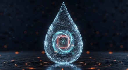 water purification system showing waste recycling tech for sustainable engineering digital water solutions environmental innovation