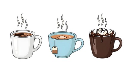 Hot Drinks Coffee, Tea, and Hot Chocolate