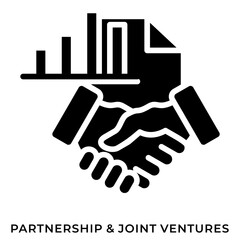 Partnership & Joint Ventures Glyph Icon