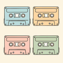 retro audio cassette