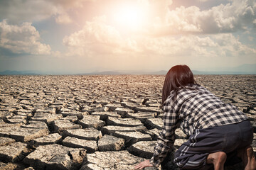 Women are living in the midst of drought and water shortage crisis.