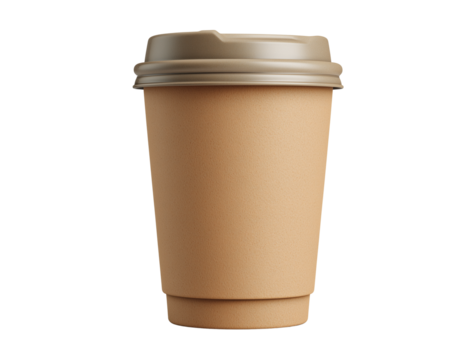  coffee cup blank isolated on transparent background, Clipart png