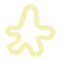 Fototapeta premium light yellow abstract line art