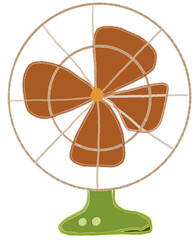 ceiling, fan, propeller, rotary, blade, air, circulation, home, appliance, vintage, electric, brown, wood, modern, household, item, rotation, cooling, summer, wind, ventilation, comfort, interior, des