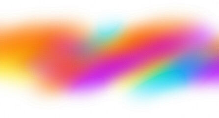 Neon Gradient Halftone Transparent Background