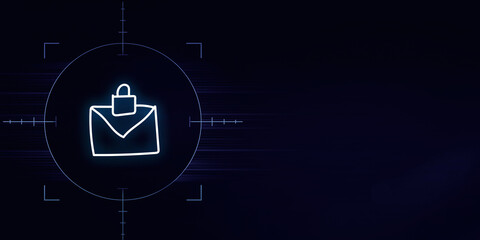 Obraz premium Protecting Your Messages with Advanced Security