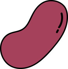 강낭콩 일러스트