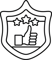 The image conveys a positive message of approval and recognition