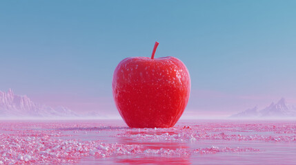 Apple minimalist art