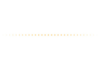 黄色のグラデーション風ドットライン