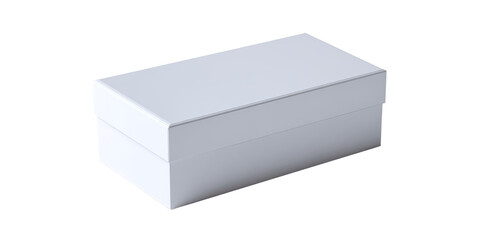 Blank white rectangular box