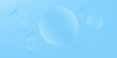 Abstract geometric background gradient soft light blue bokeh for Graphic Business background hitech technology digital design illustration web template background backdrop desktop wallpaper bubbles